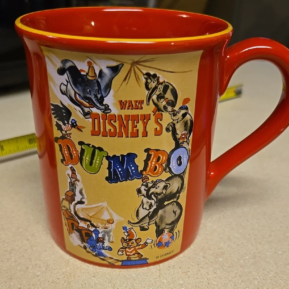Disney Store Dumbo Red coffee tea Mug